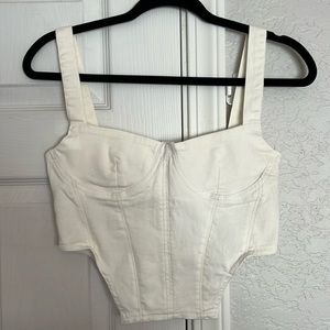 Zara cropped tank size M